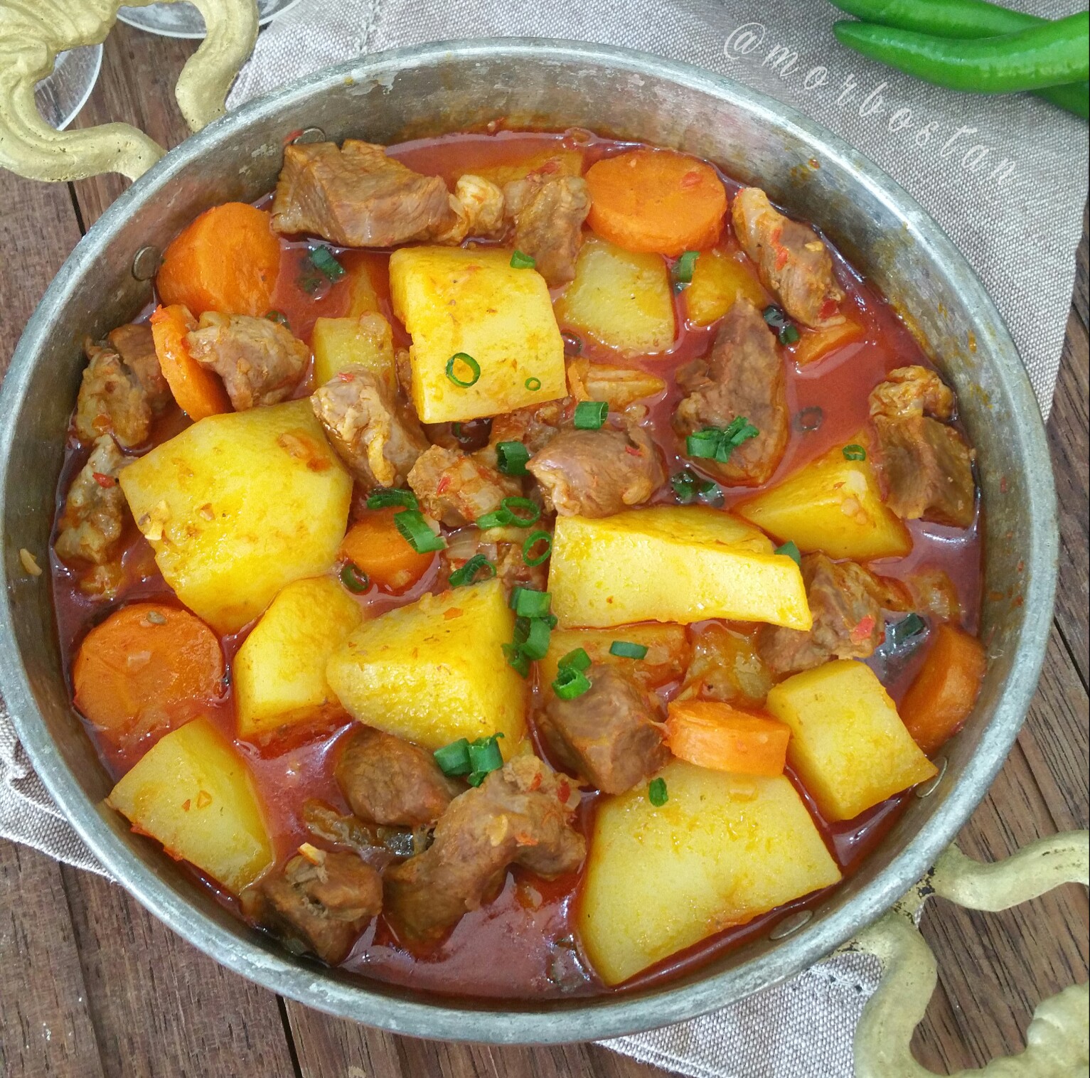 etli sulu patates yemegi